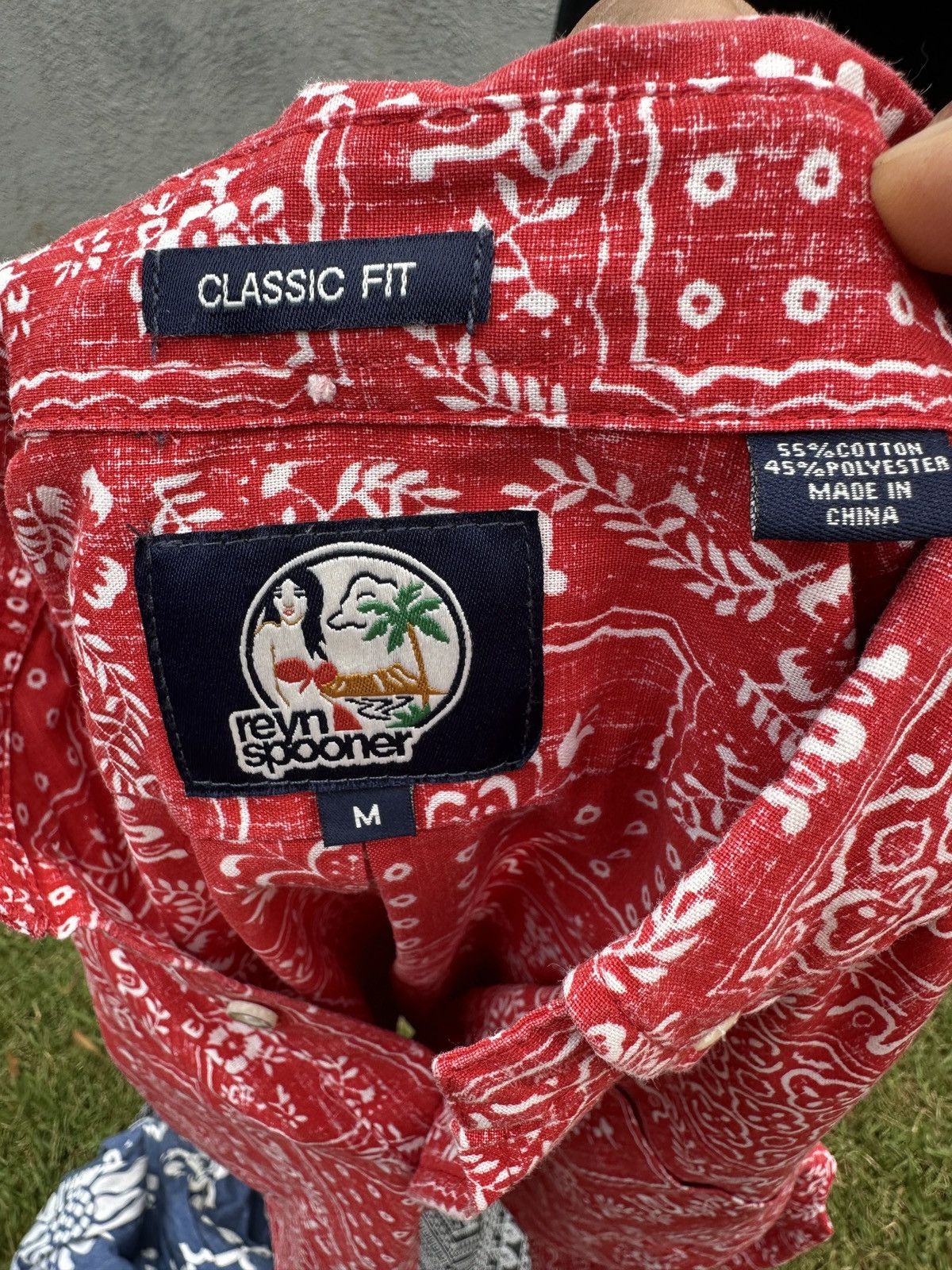 Reyn Spooner PreOwned Reyn Spooner Classic Red Hawaiian Print Men's M Size US M / EU 48-50 / 2 - 4 Thumbnail