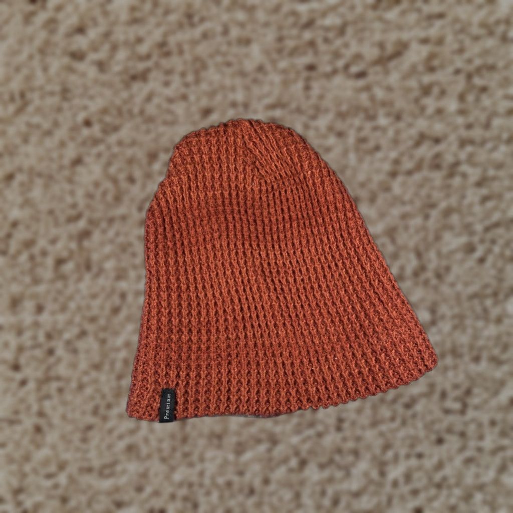 Cotton On Cotton On Beanie Toque Adult One Size Orange Knit Acrylic Premium Collection Hat Beanie Unisex Adults Orange 90s Outdoor Ski Child-... Size ONE SIZE - 1 Thumbnail