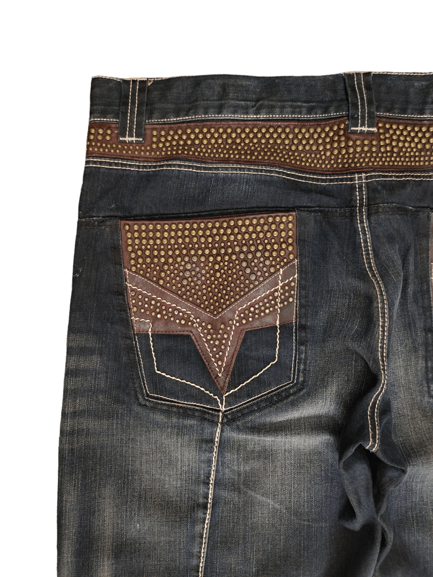 Pelle Pelle Pelle Pelle Limited Edition Studded Baggy Jeans 449/720 Size US 42 / EU 58 - 4 Thumbnail