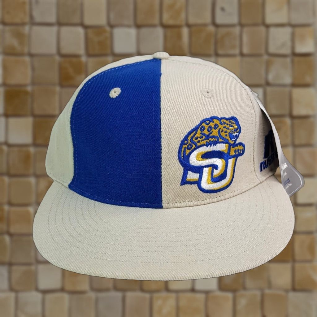 Russell Athletic VINTAGE Southern Jaguars SU Wool Fitted Size L/XL Hat Baseball Cap NCAA Football Size ONE SIZE - 1 Thumbnail