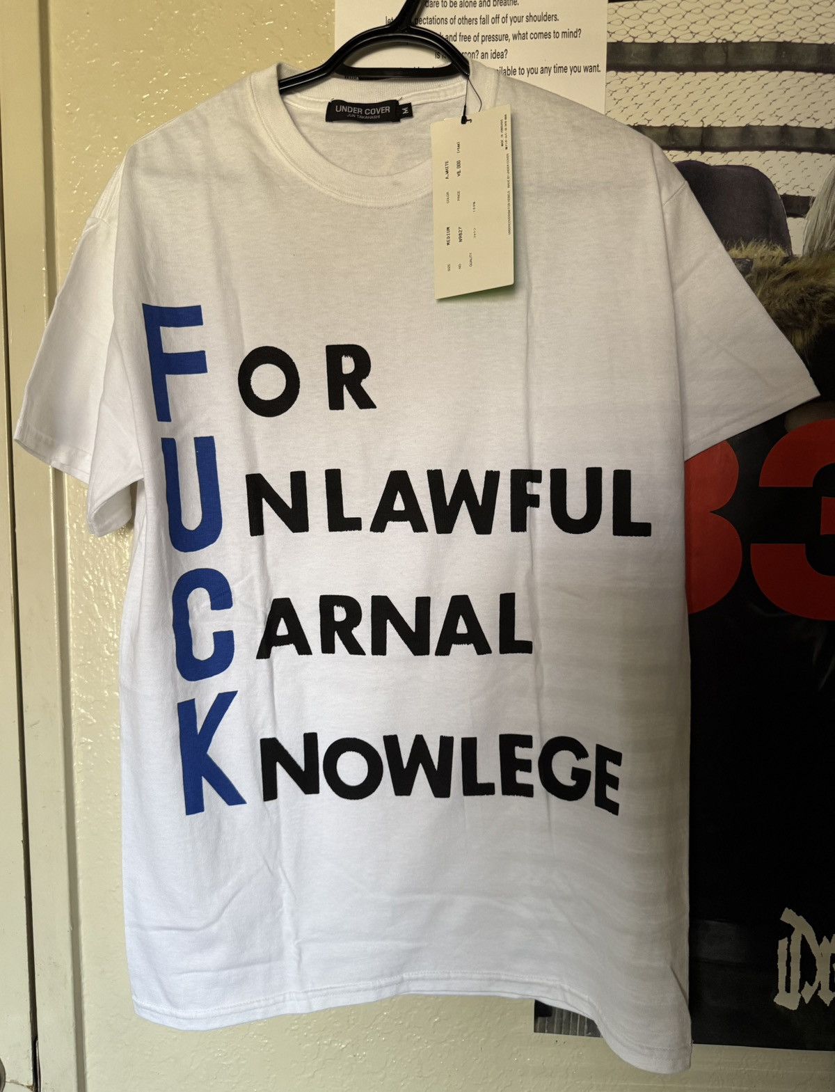 Undercover UNDERCOVER aw14 “FUCK” T-Shirt Size US M / EU 48-50 / 2 - 1 Thumbnail