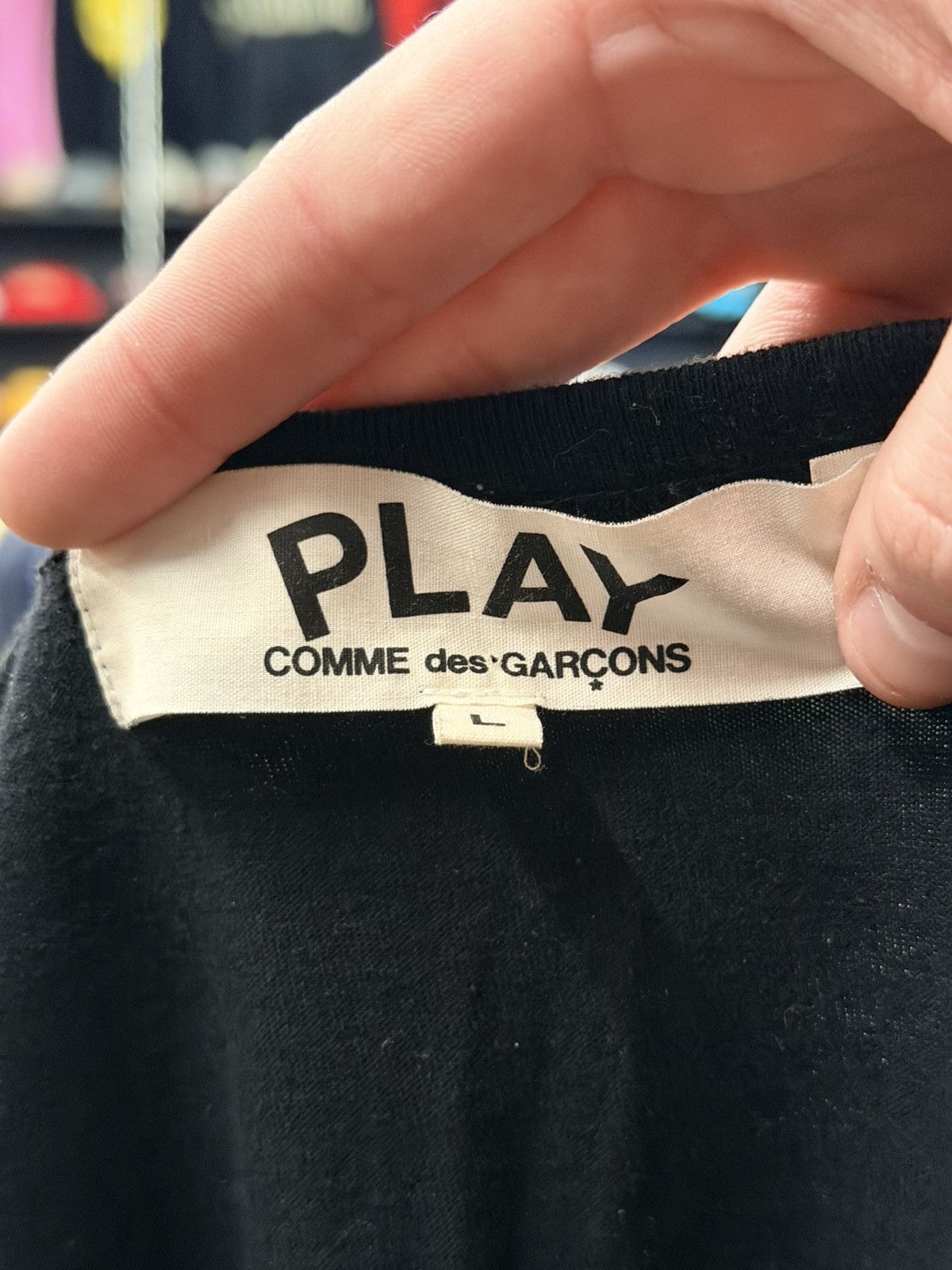 CDG by Comme des Garcons CDG Play Heart Logo T-Shirt Size US L / EU 52-54 / 3 - 3 Thumbnail