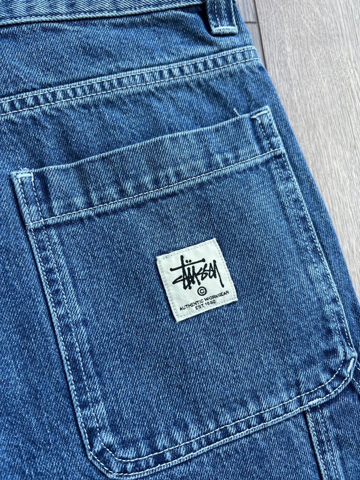 Stussy Stussy Denim Double Knee Work Pant 30 Size US 30 / EU 46 - 10 Thumbnail