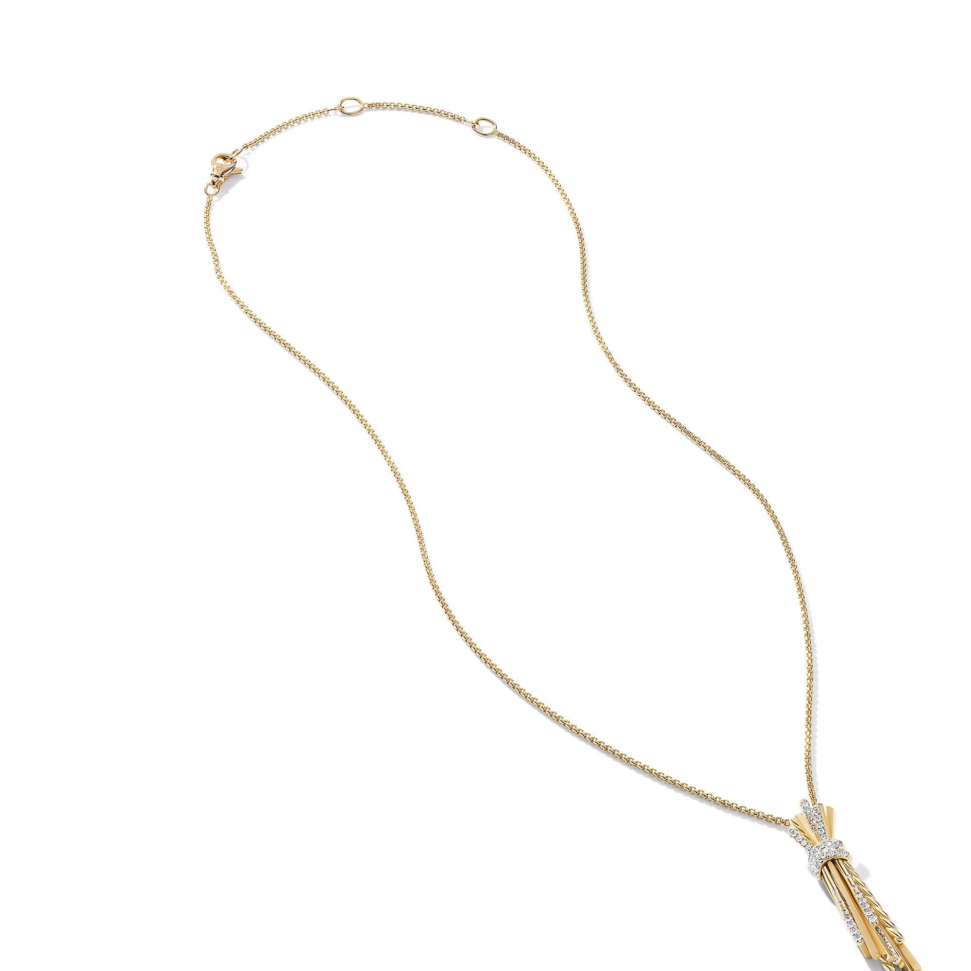 David Yurman o1w1db10325 Necklace in 18K Yellow Gold with Diamonds & 36mm Size ONE SIZE - 3 Thumbnail