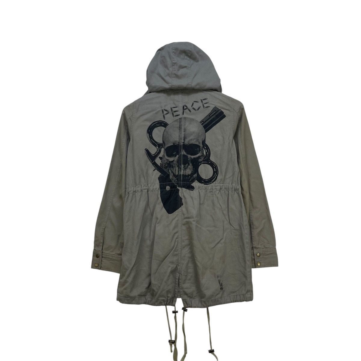Vintage 💥Japanese Brand Glad New Parka Jacket Big Logo Skull Jacket Size US M / EU 48-50 / 2 - 1 Thumbnail