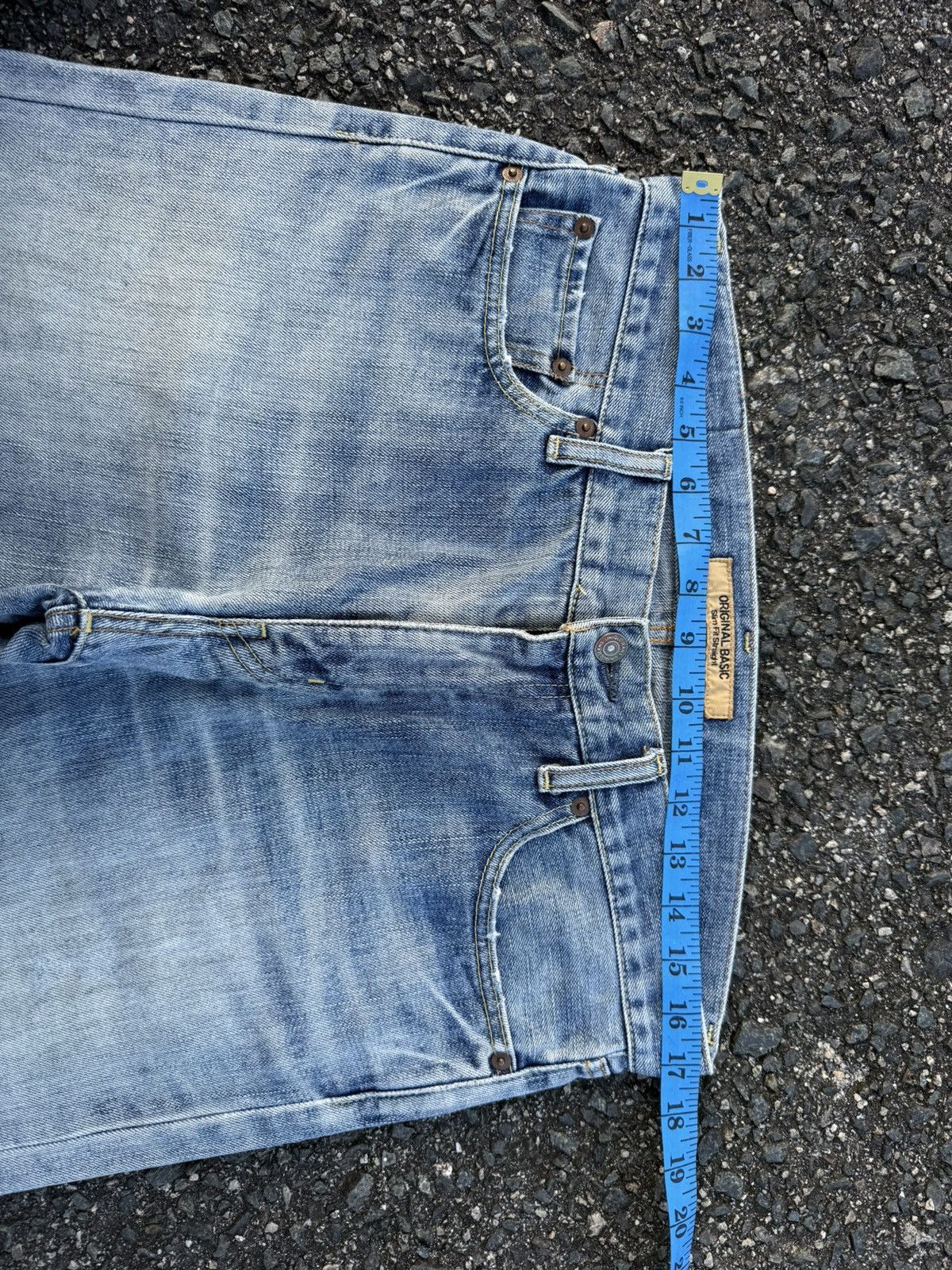 Japanese Brand VINTAGE JAPANESE S-001 STRAIGHT FADED JEAN DENIM PANTS Size US 34 / EU 50 - 6 Thumbnail