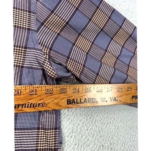 Jos. A. Bank Jos. A. Bank Shirt Mens Large Travelers Collection Multi Glen Check Button Down Shirt Size US L / EU 52-54 / 3 - 6 Thumbnail
