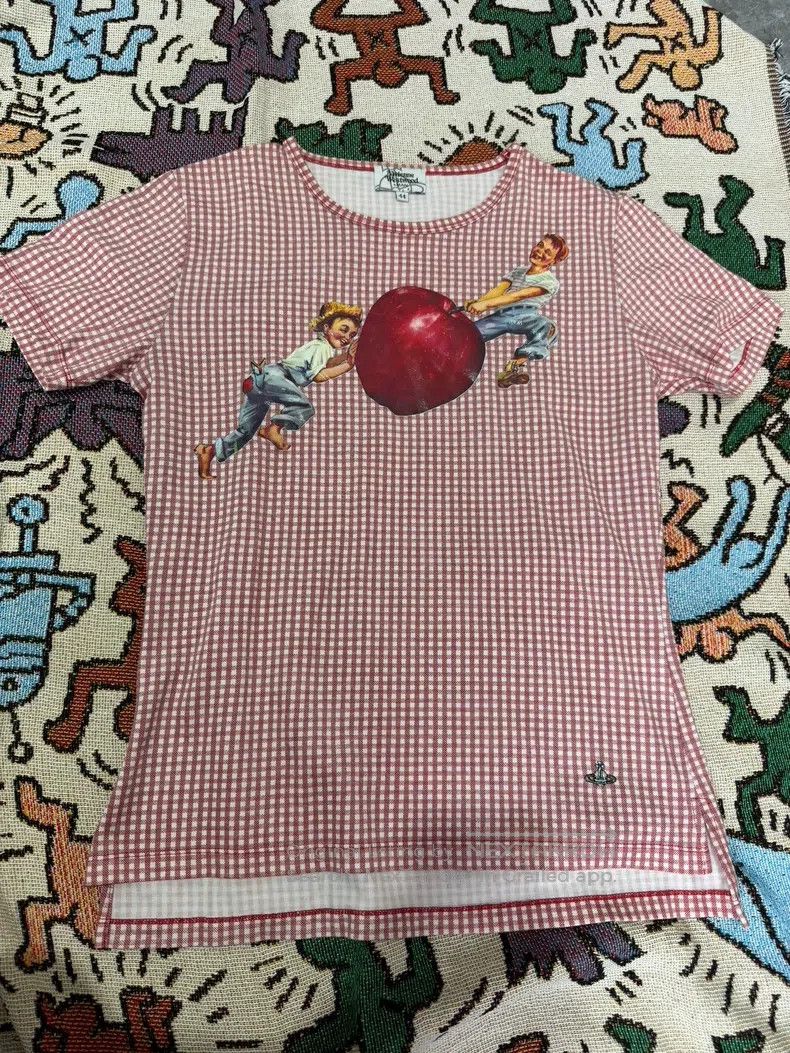 Vivienne Westwood Vivienne Westwood Canvas T-Shirt with Children's Painting Size M / US 6-8 / IT 42-44 - 4 Thumbnail
