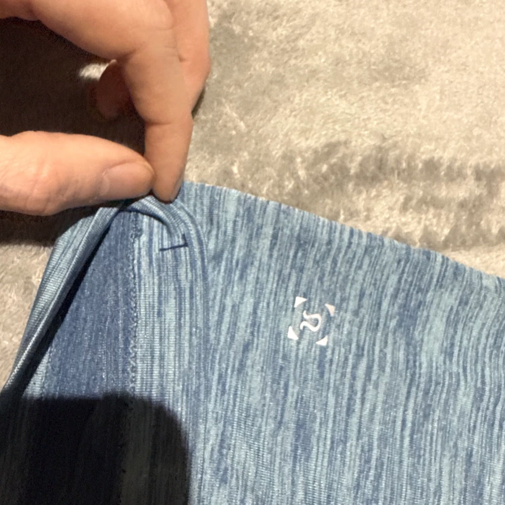 Lululemon Lululemon Metal Vent Tech Polo Shirt Blue Stretch Performance Men's Size Large Size US L / EU 52-54 / 3 - 7 Thumbnail