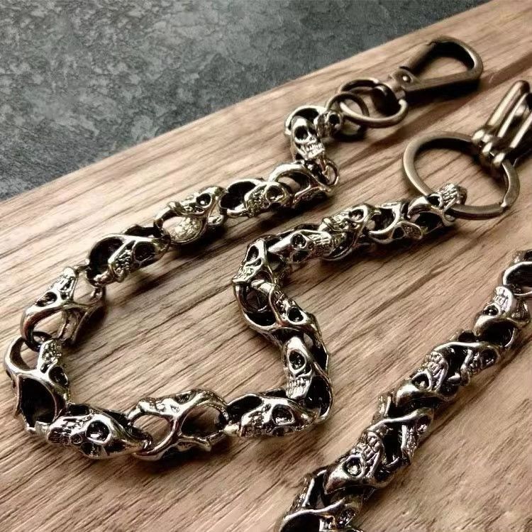 Jewelry Gothic Skulls Waist Chain Size ONE SIZE - 6 Thumbnail