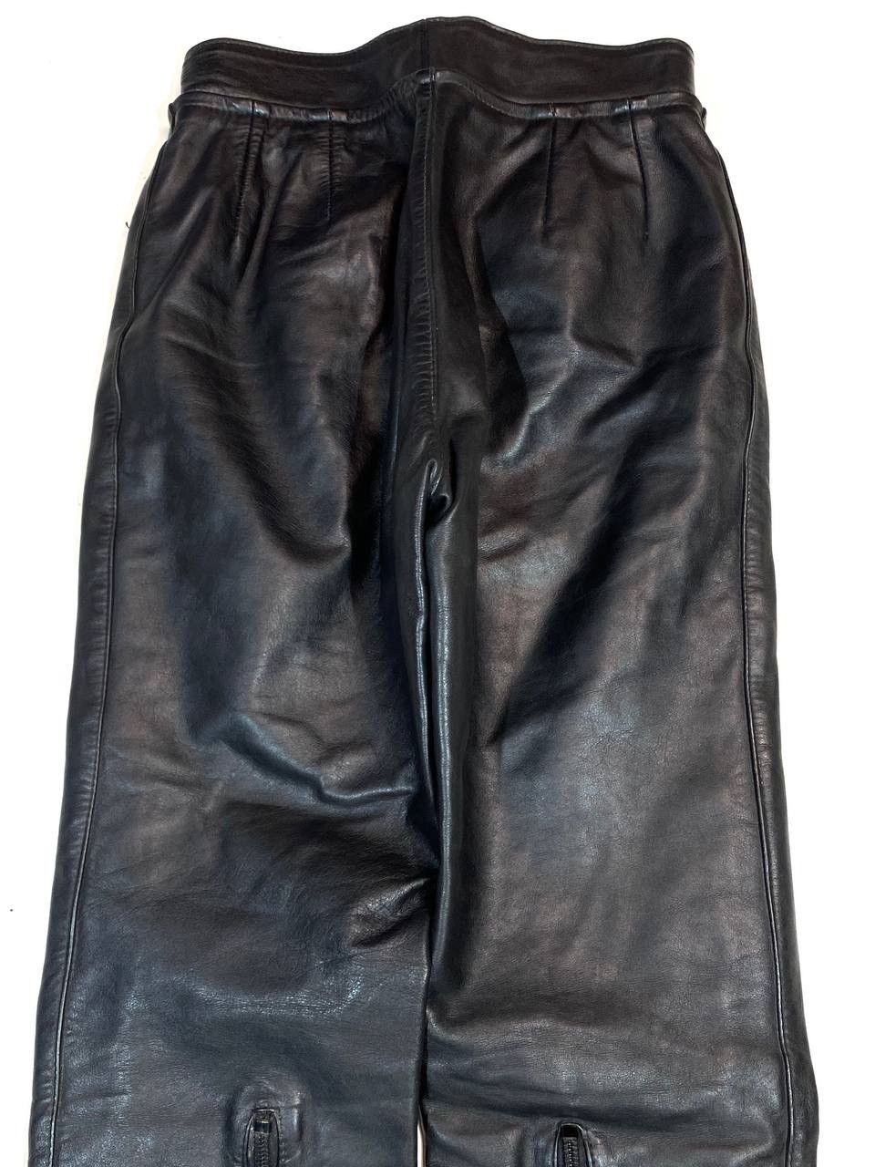 Leather × Vintage Harro Vintage Avangarde Racing Biker Leather Pants Size US 29 - 8 Thumbnail