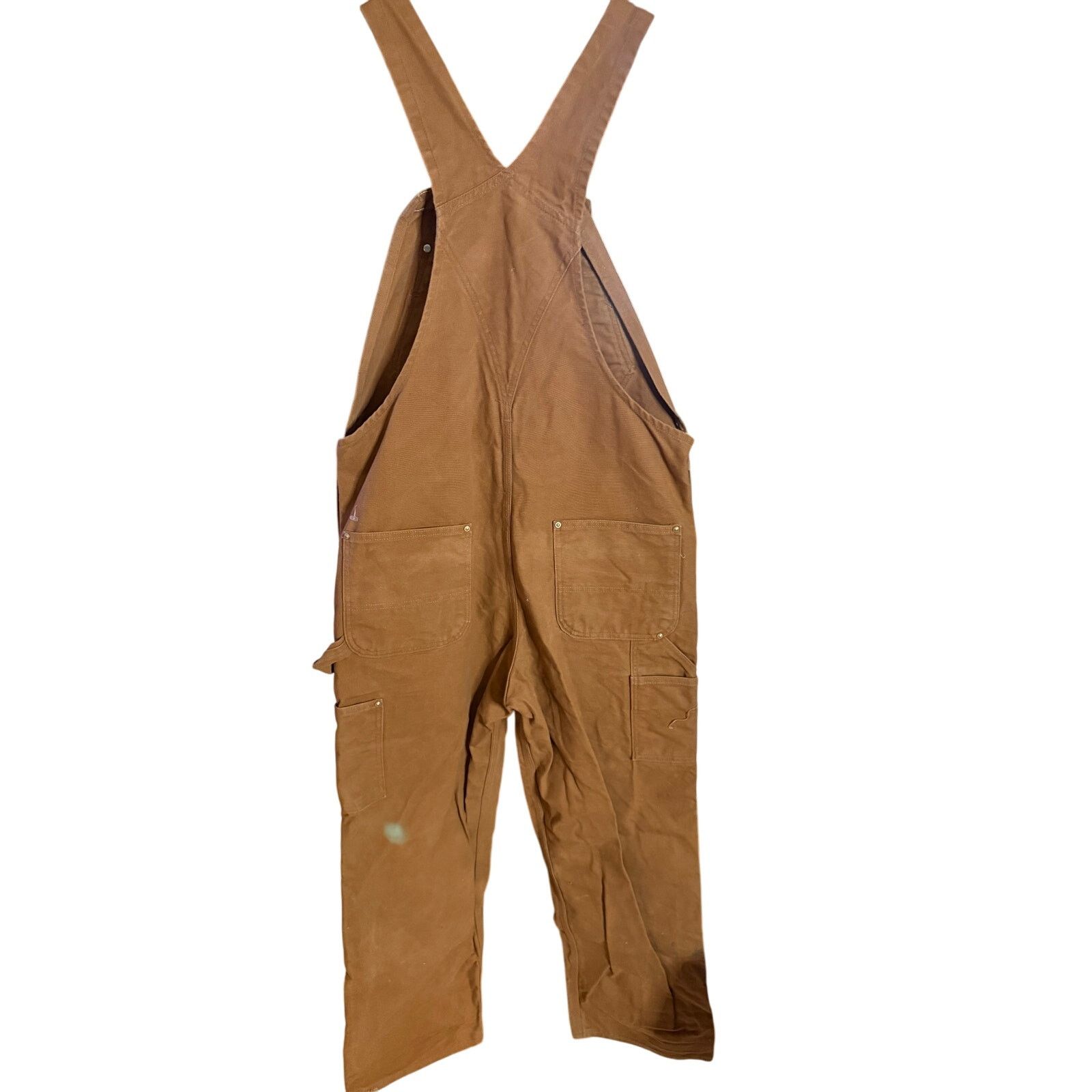 Carhartt Carhartt Tan Double Knee Overalls Size US 34 / EU 50 - 4 Thumbnail