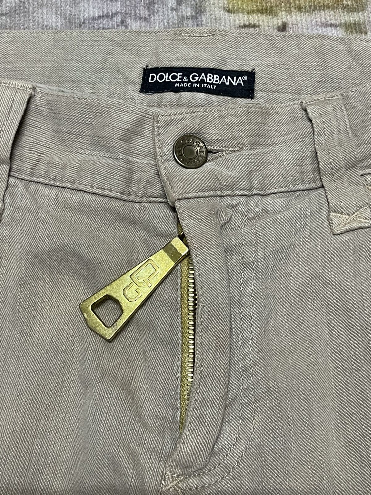 Dolce & Gabbana × Italic × Vintage Dolce & Gabbana Straight Made in Italy Vintage Size US 35 - 15 Thumbnail
