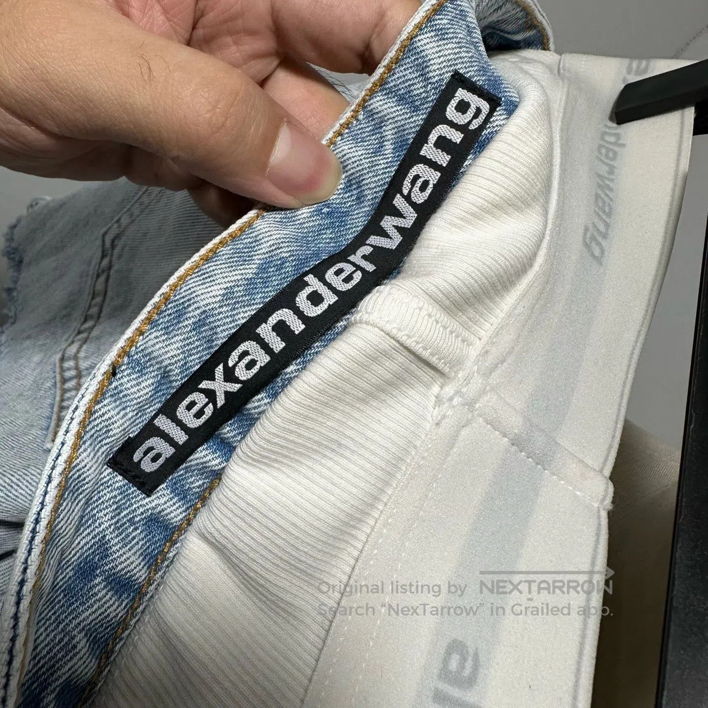 Alexander Wang Alexander Wang Faux Two-Piece Denim Shorts| Size 25" / US 0 / IT 36 - 3 Thumbnail