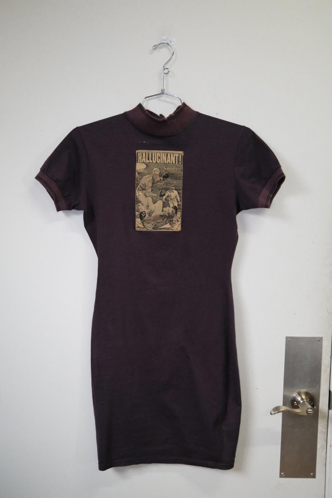 Designer 90's Junior Gaultier Hallucinant Graphic Dress Size M / US 6-8 / IT 42-44 - 1 Thumbnail