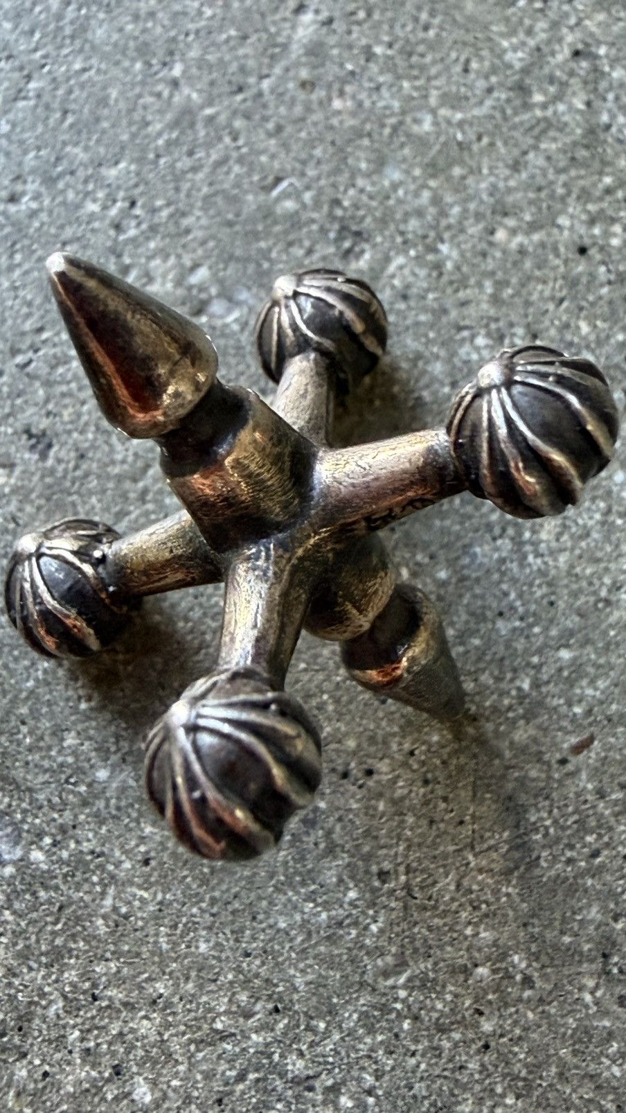 Chrome Hearts SUPER RARE!!! Chrome Hearts Silver Jacks Size ONE SIZE - 4 Thumbnail
