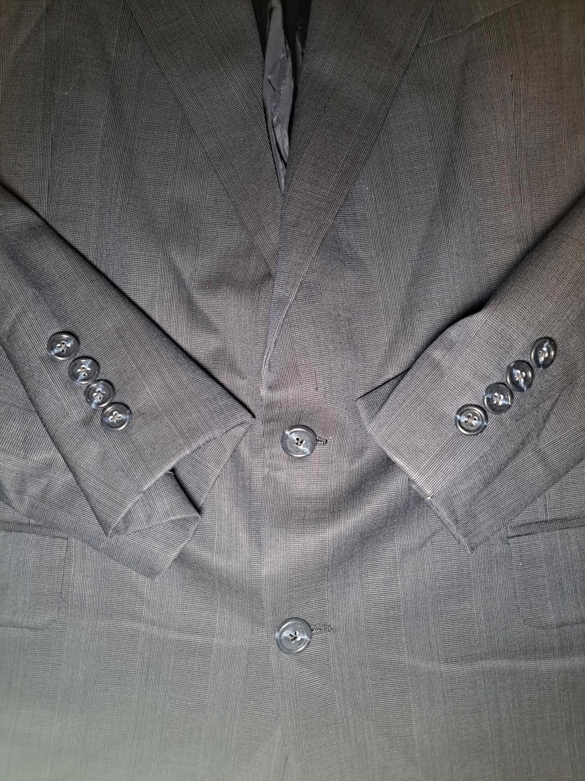 Hickey Freeman Hickey Freeman Sport Coat Mens 44L Long Navy Blue Wool Size 44L - 7 Thumbnail