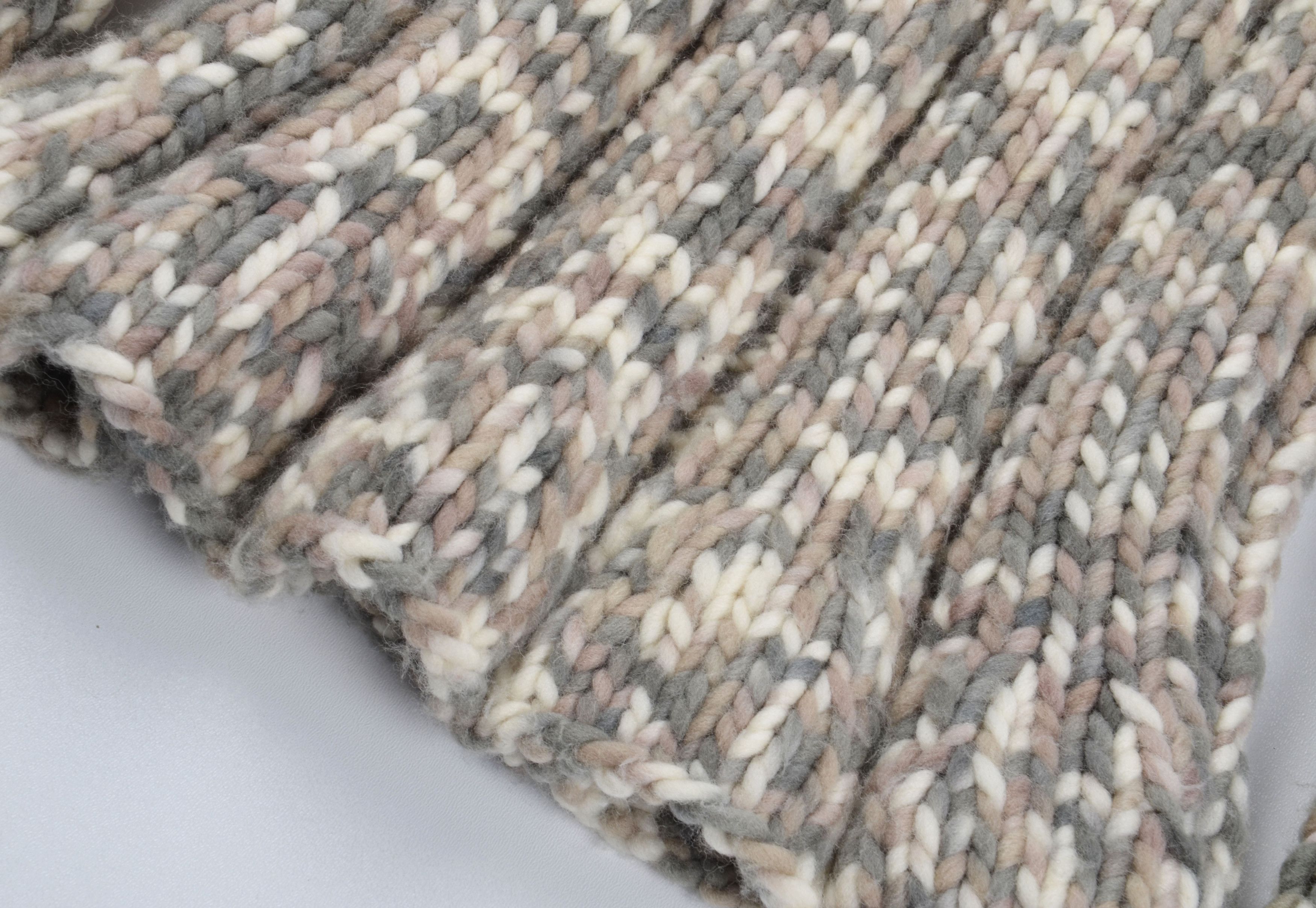 Other Vintage Y2K Chunky Knit Wool Blend Mock Neck Sweater Size S / US 4 / IT 40 - 7 Thumbnail