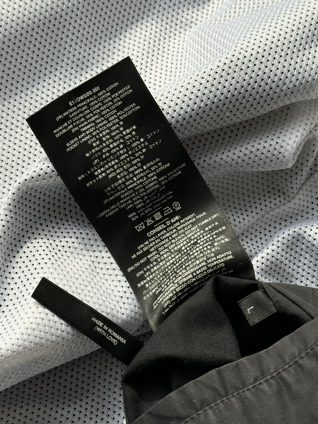 AMI AMI Paris Nylon Zip Up Bomber Light Jacket Size US L / EU 52-54 / 3 - 14 Thumbnail