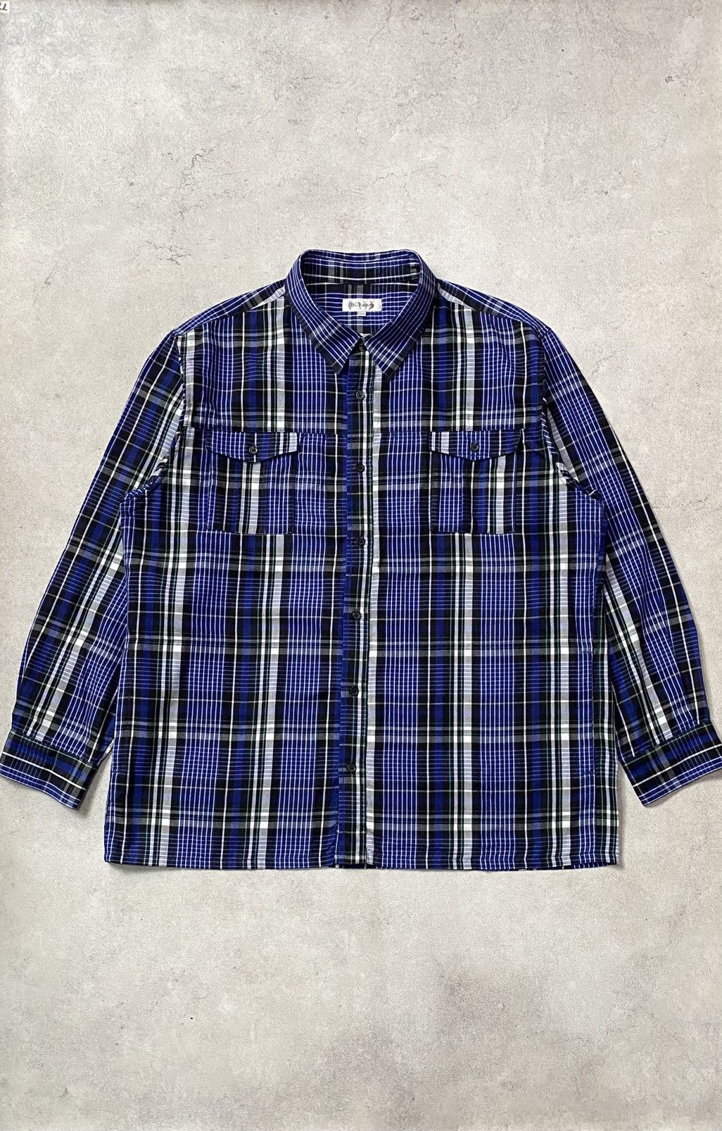 Japanese Brand B.C Factory Plaid Flannel Multipocket L/S Outershirt Size US L / EU 52-54 / 3 - 1 Thumbnail