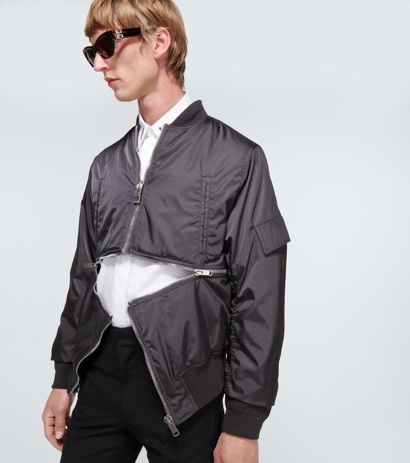 Givenchy Givenchy by MMW fw22 46 men grey stin bomber jacket Size US S / EU 44-46 / 1 - 2 Thumbnail