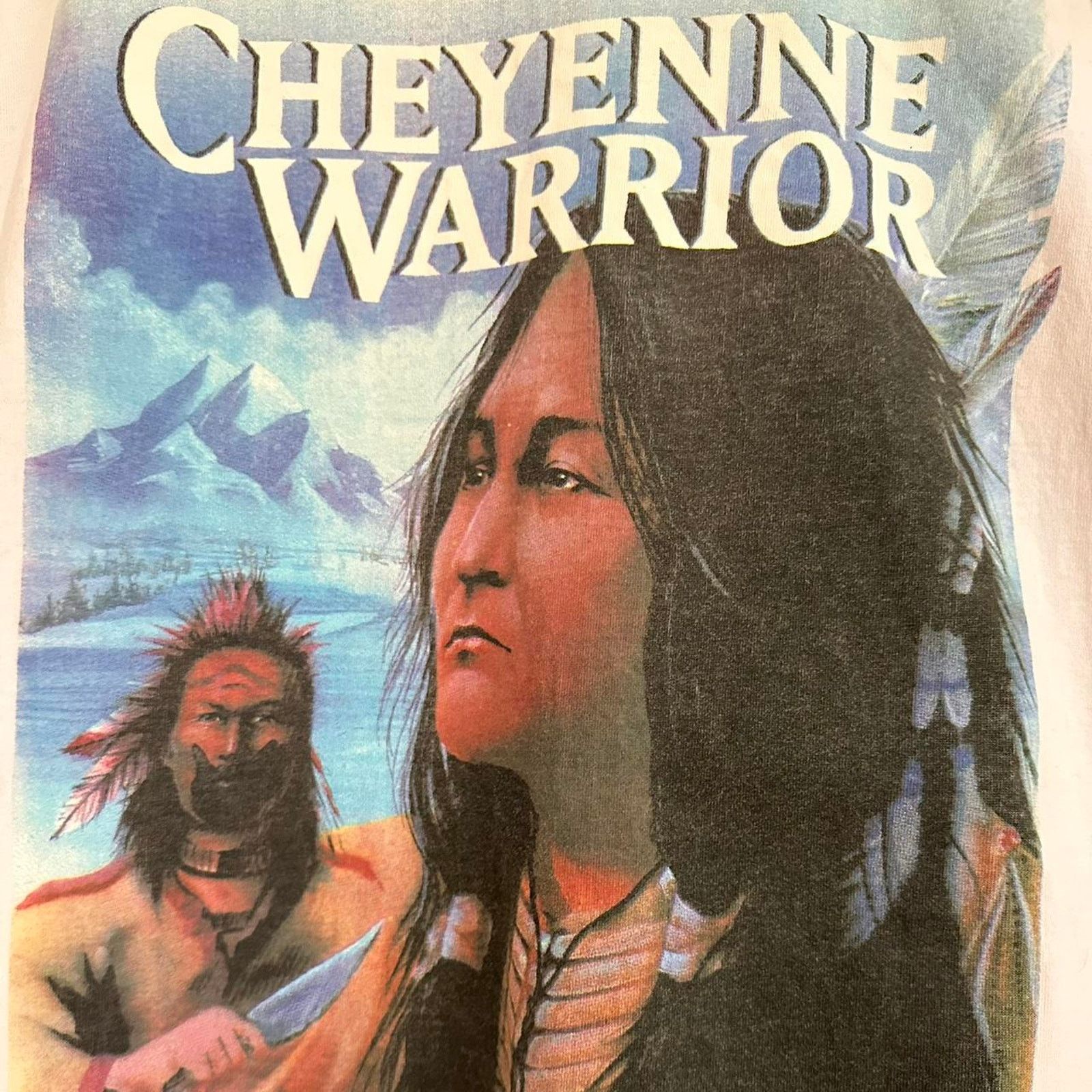 Hanes × Vintage Vintage Cheyenne Warriors Movie Promo Shirt Size US L / EU 52-54 / 3 - 3 Thumbnail