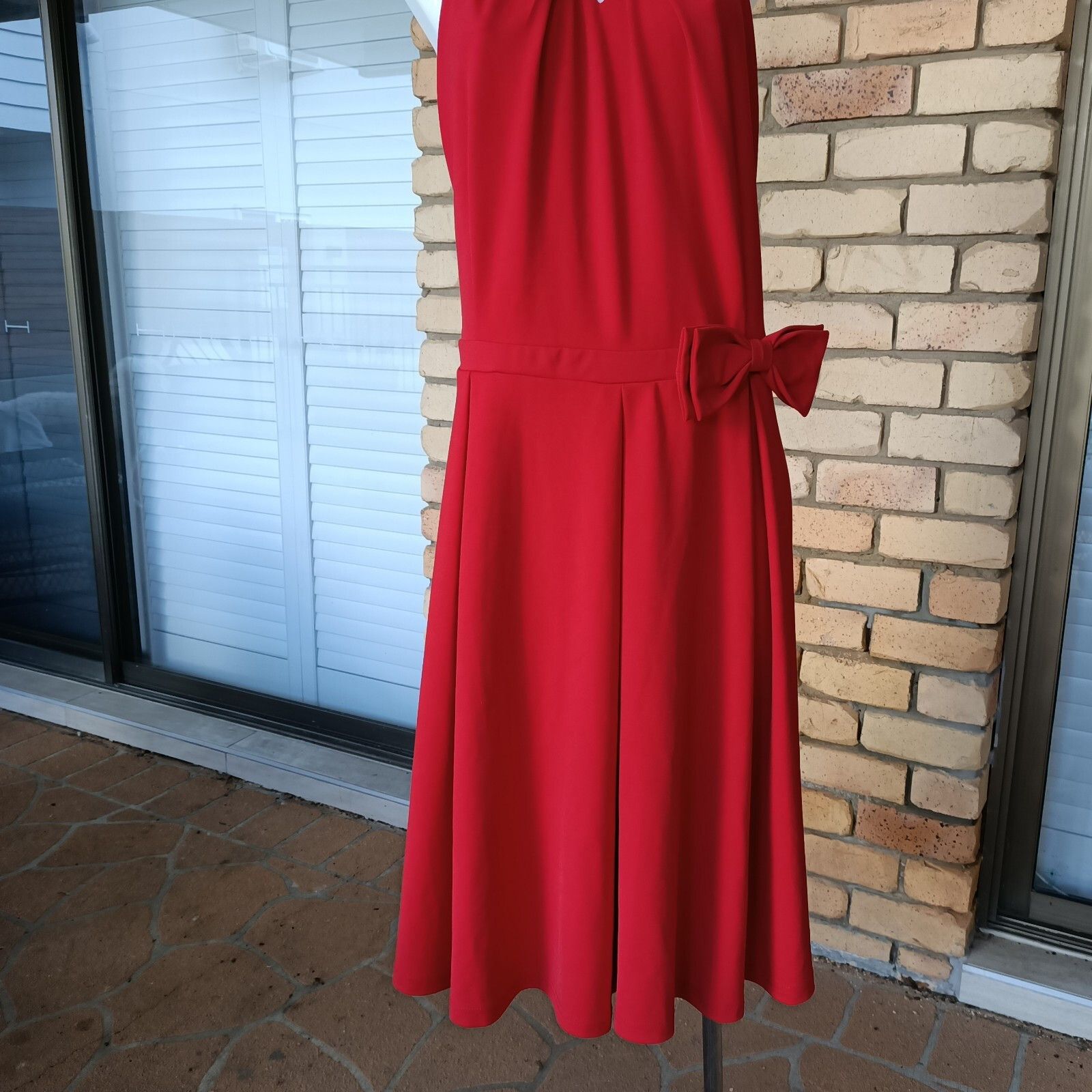 Designer × Vintage Lindy Bop Womens Fit & Flare Pleated Dress Sleeveless Pinup Size XXL / US 16-18 / IT 52-54 - 5 Thumbnail