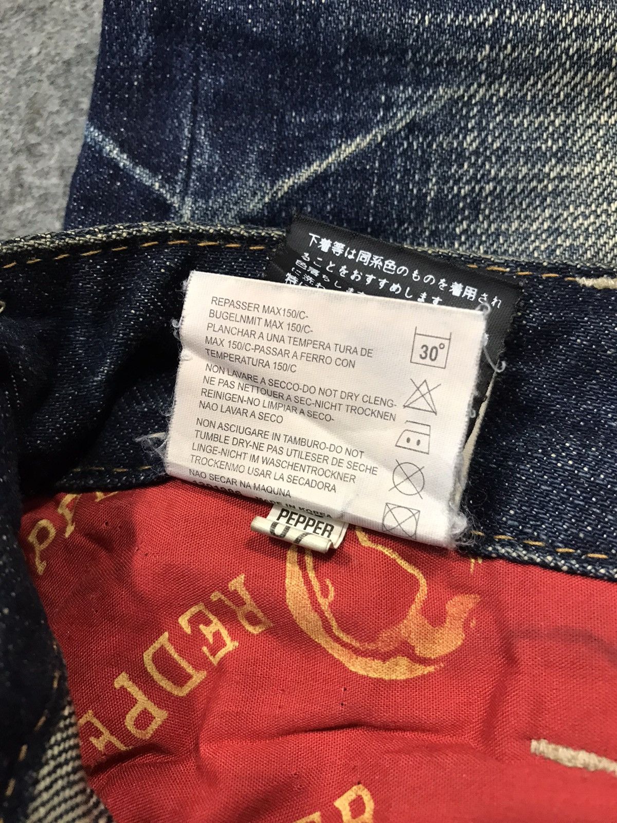 Japanese Brand × Vintage Vintage RedPepper Denim Jeans Zipper Style Size US 31 - 21 Thumbnail