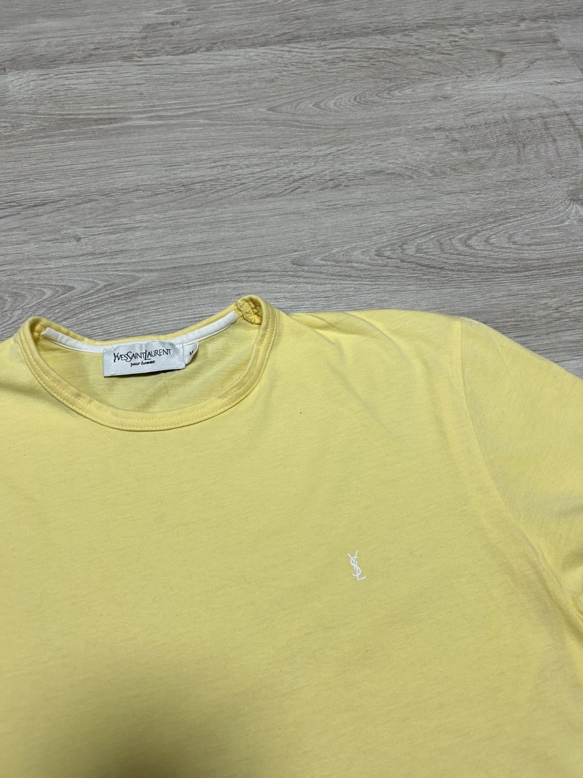Vintage Vintage Yves Saint Lauren T-shirt basic small logo size S-M Size US S / EU 44-46 / 1 - 2 Thumbnail