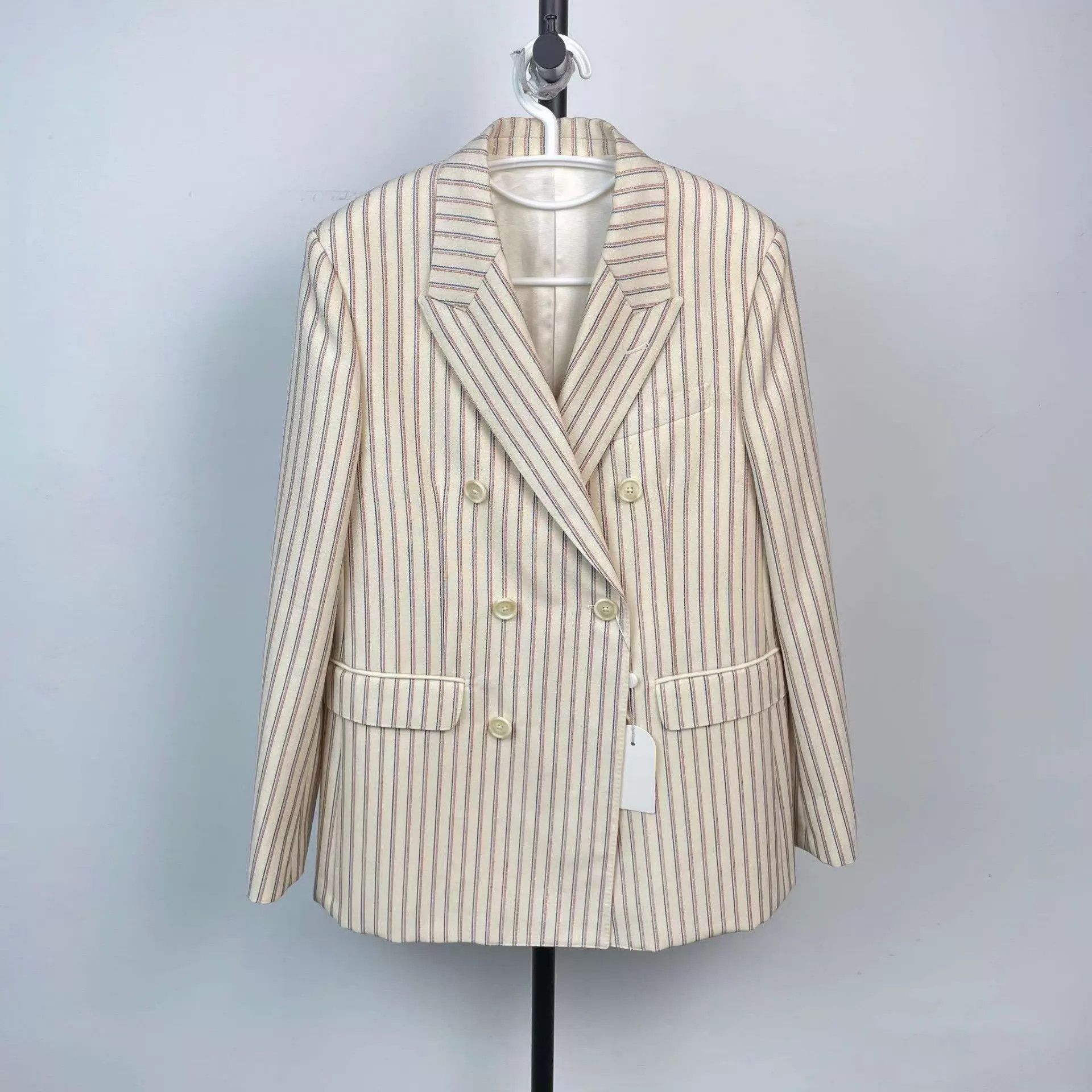 Celine Celine 97 New Ivory Cotton Women's Blazer 40 Size S / US 4 / IT 40 - 1 Thumbnail