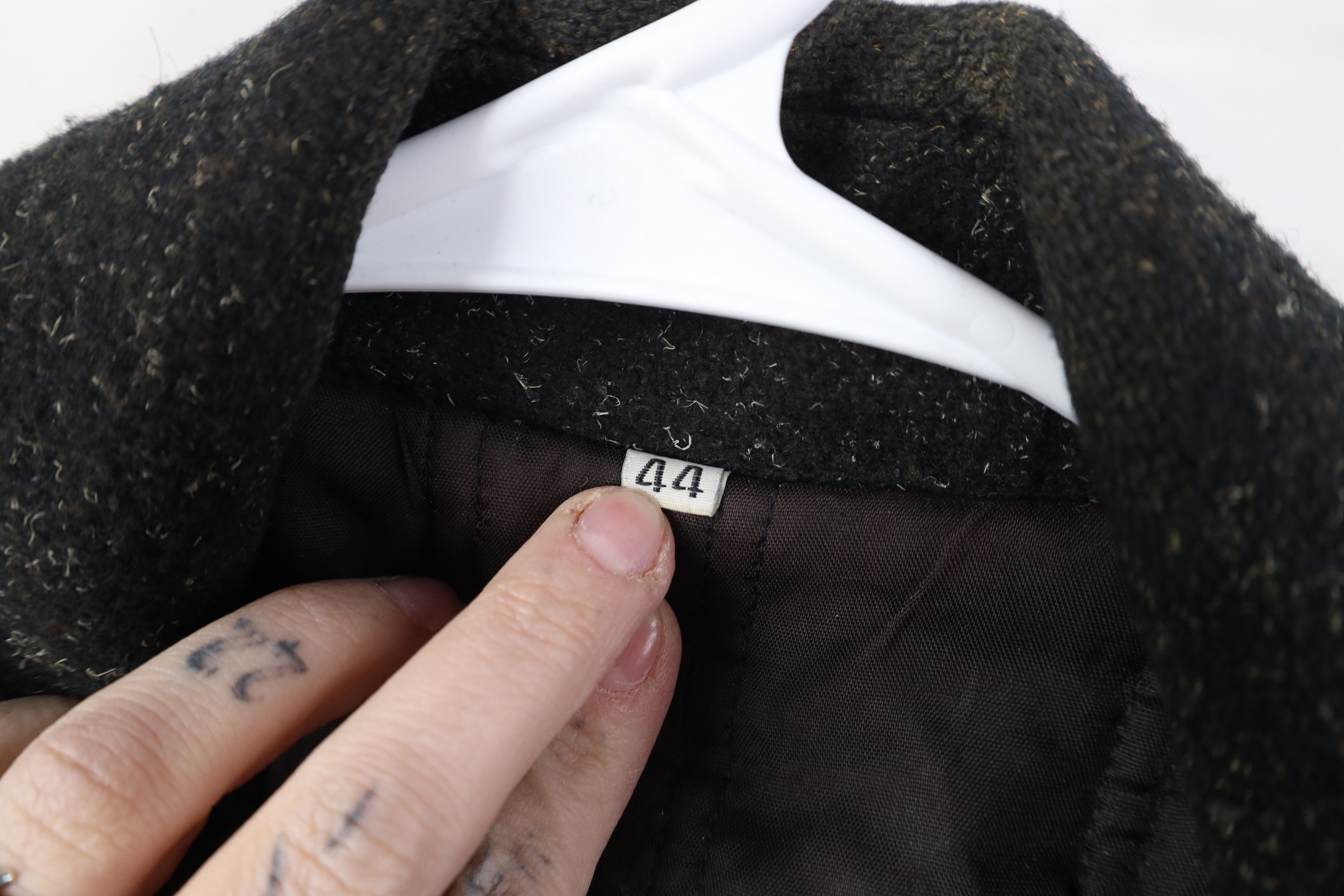 Vintage Vintage 90s Streetwear Wool Bomber Jacket Atomic Fleck Size US XXL / EU 58 / 5 - 10 Thumbnail
