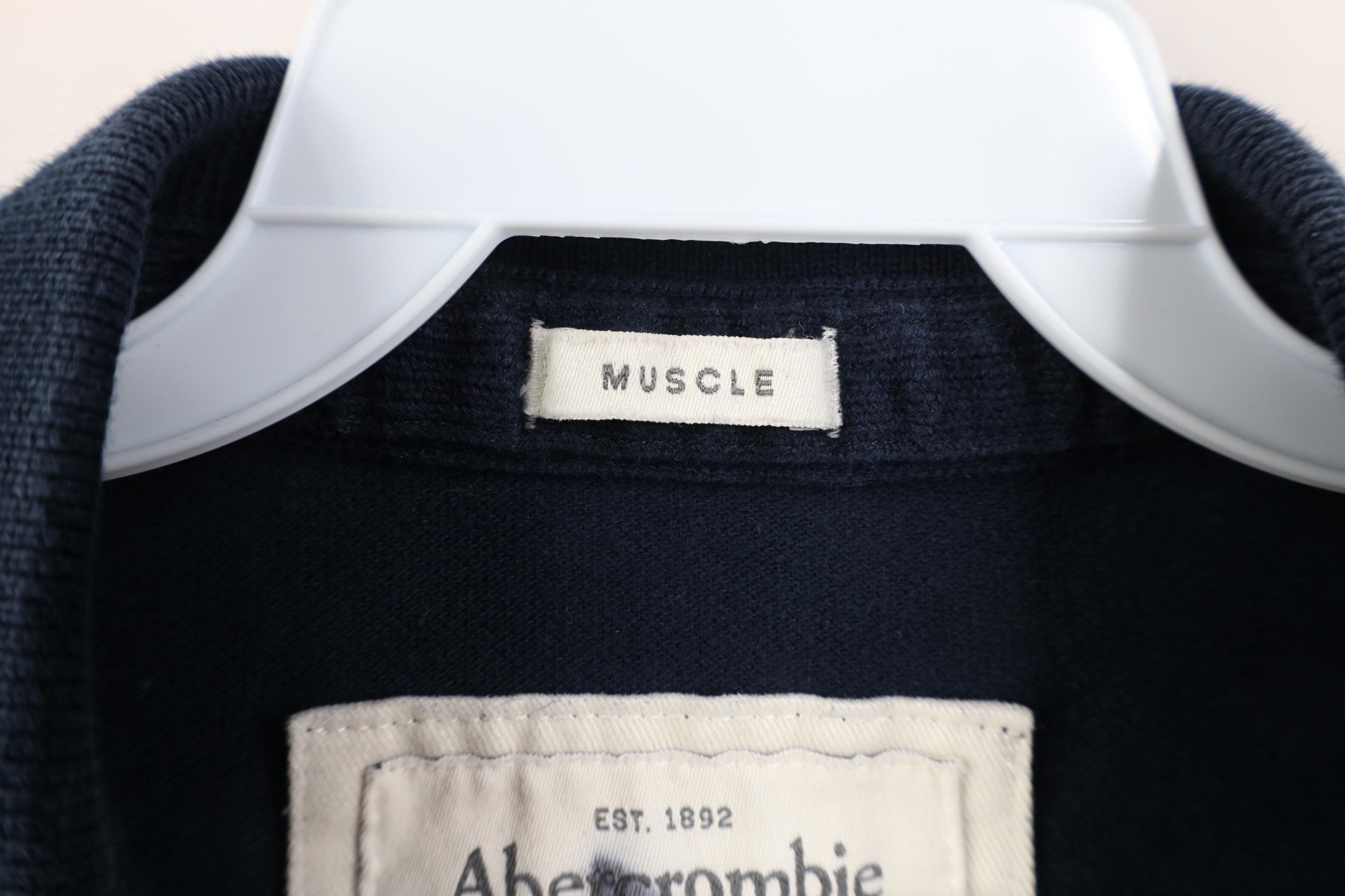 Abercrombie & Fitch Vintage 90s Y2K Abercrombie & Fitch Polo Shirt Navy Blue Size US S / EU 44-46 / 1 - 7 Thumbnail