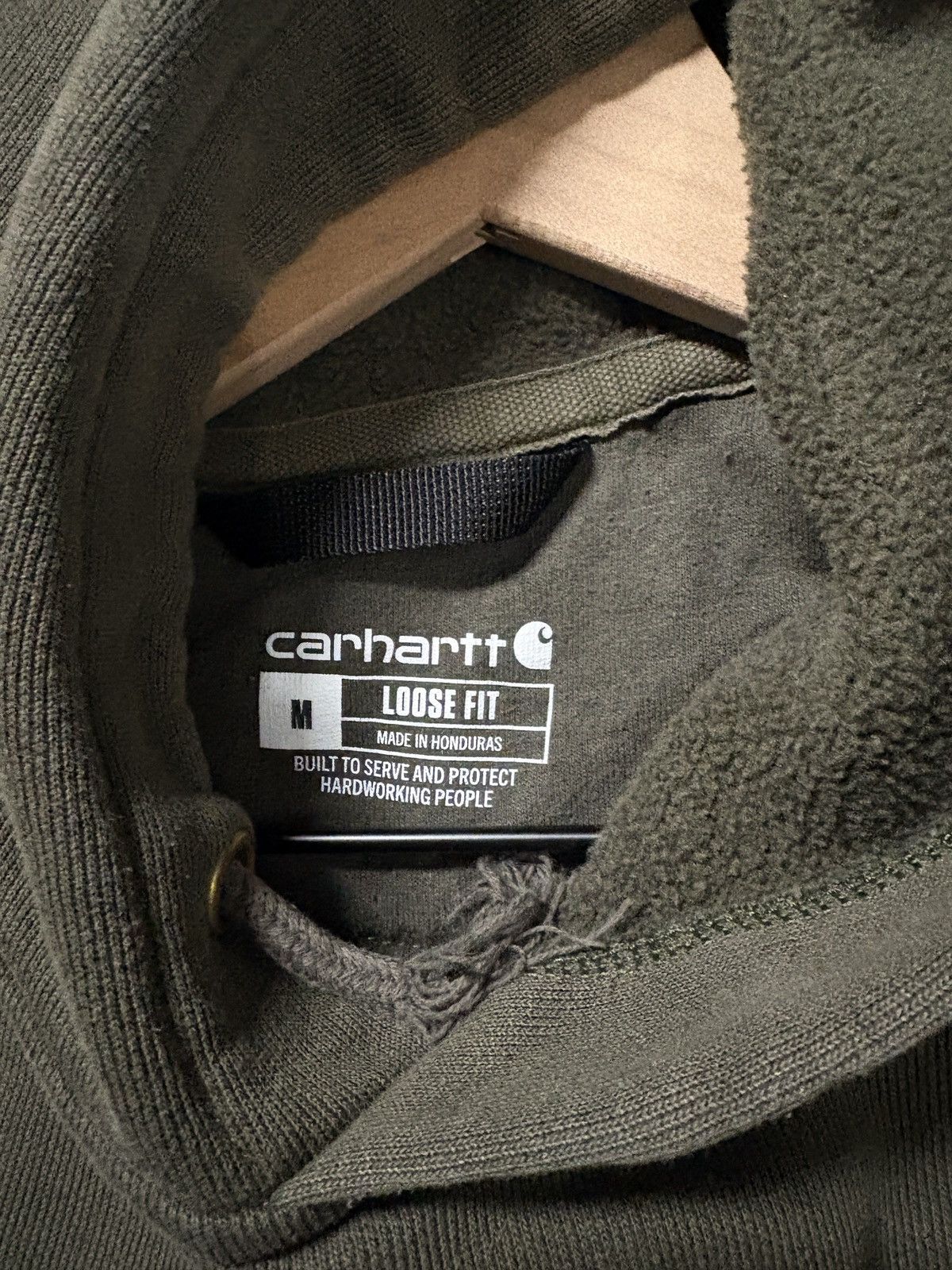 Carhartt Vintage Carharrt Green Hoodie size M Size US M / EU 48-50 / 2 - 2 Thumbnail
