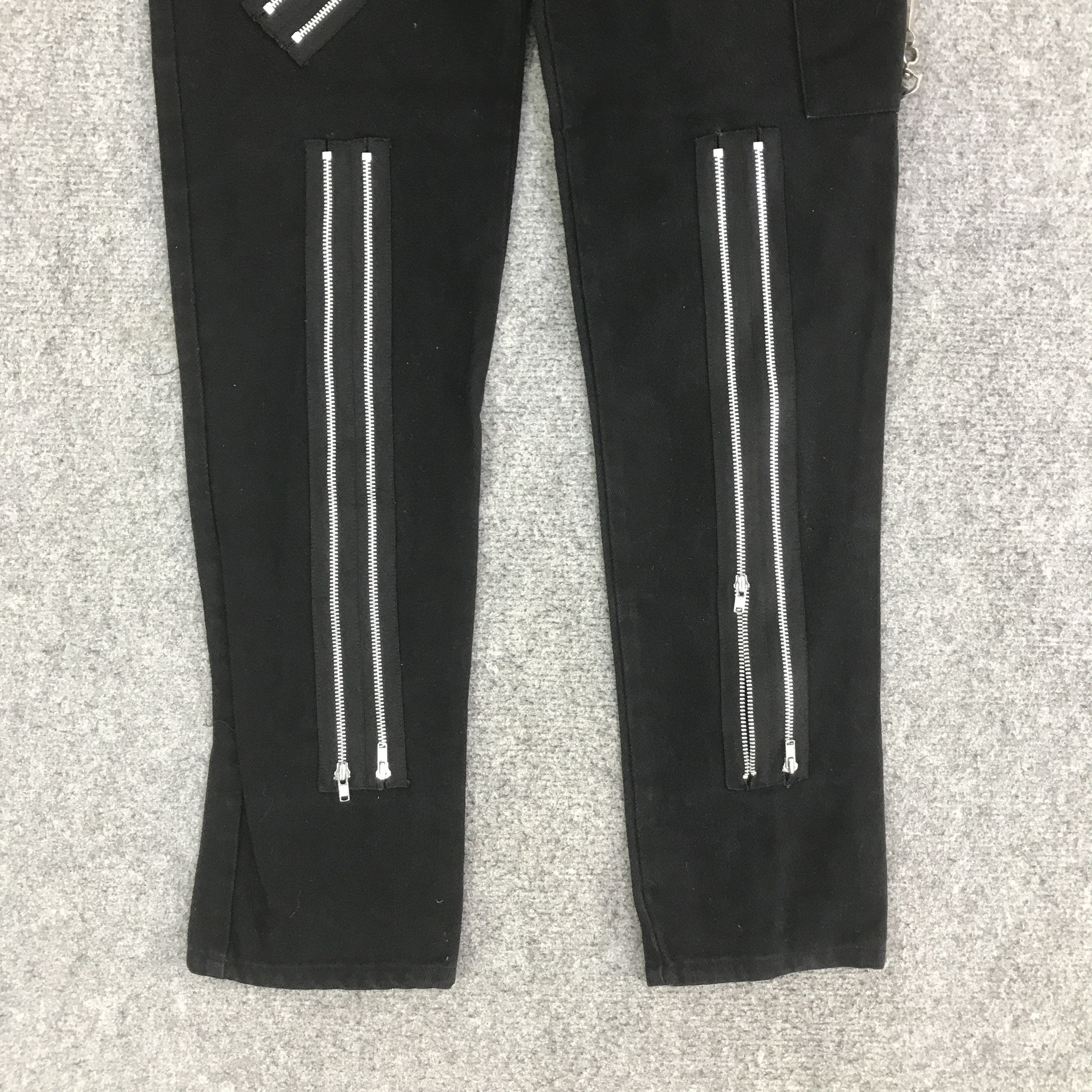 Japanese Brand 666 JAPAN BLACK PUNK IFSIXWASNINE STYLE PANT K130B15 Size US 32 / EU 48 - 3 Thumbnail