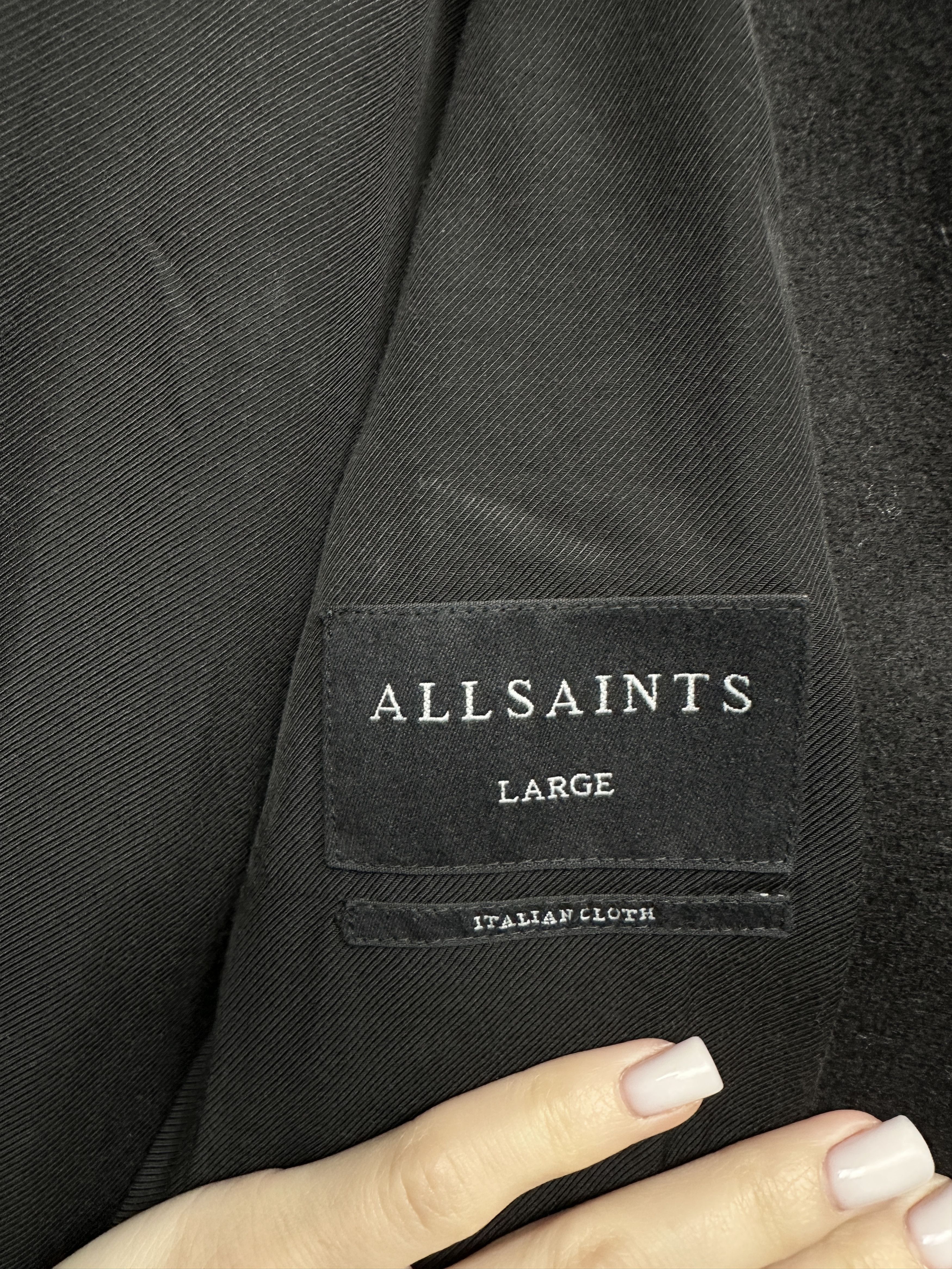 Allsaints Allsaints Womens Layton Wool Coat Jacket Size L / US 10 / IT 46 - 3 Thumbnail