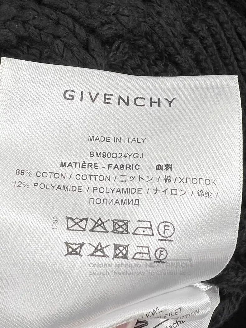 Givenchy Givenchy Men's Knit Sweater (Made in Italy, Chunky Knit, C Size US XS / EU 42 / 0 - 5 Thumbnail