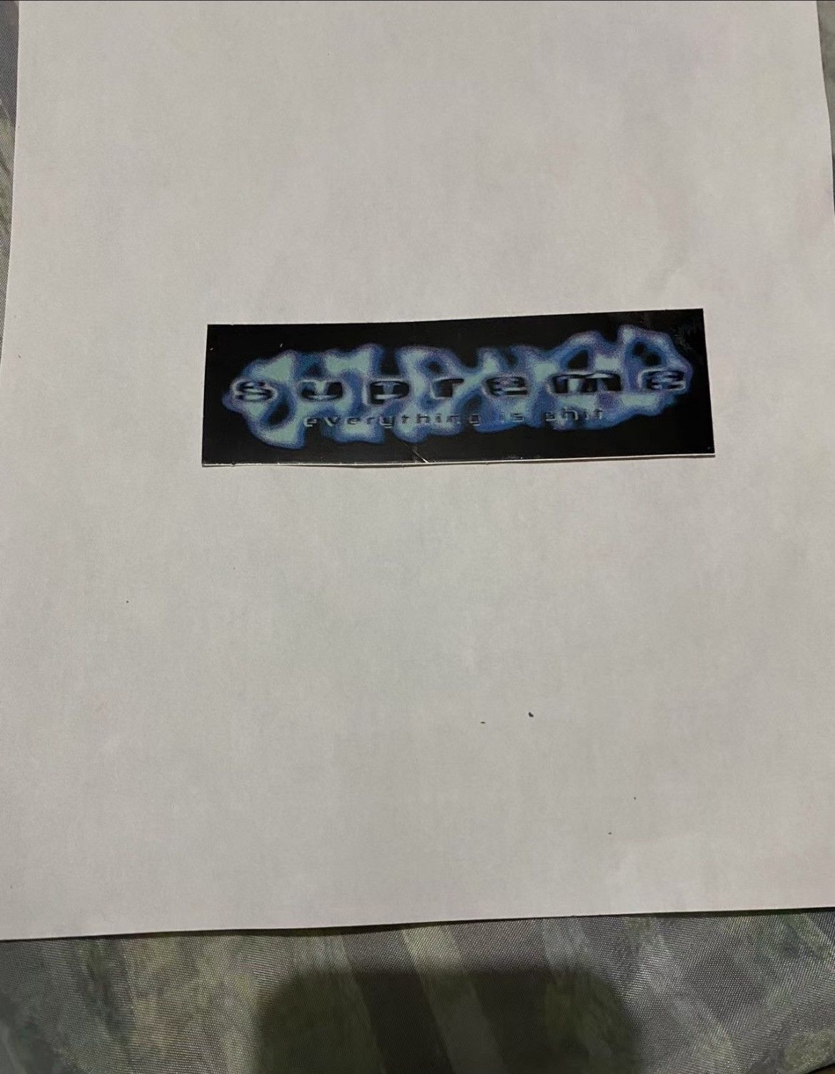 Supreme Supreme Everything is Shit Sticker (SS20) Size ONE SIZE - 1 Thumbnail