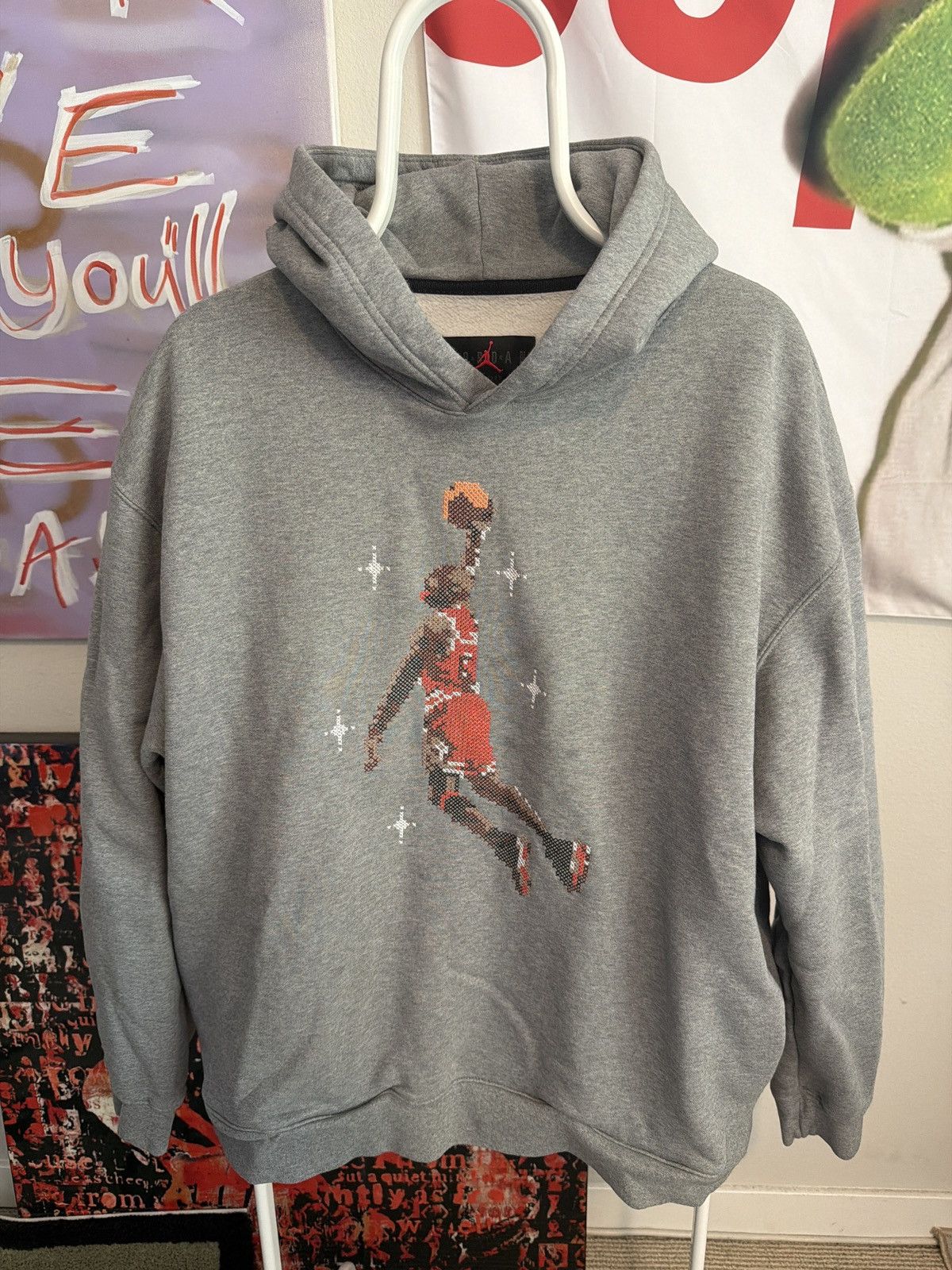 Jordan Brand Jordan Cross-stitch Hoodie Size US XL / EU 56 / 4 - 1 Thumbnail