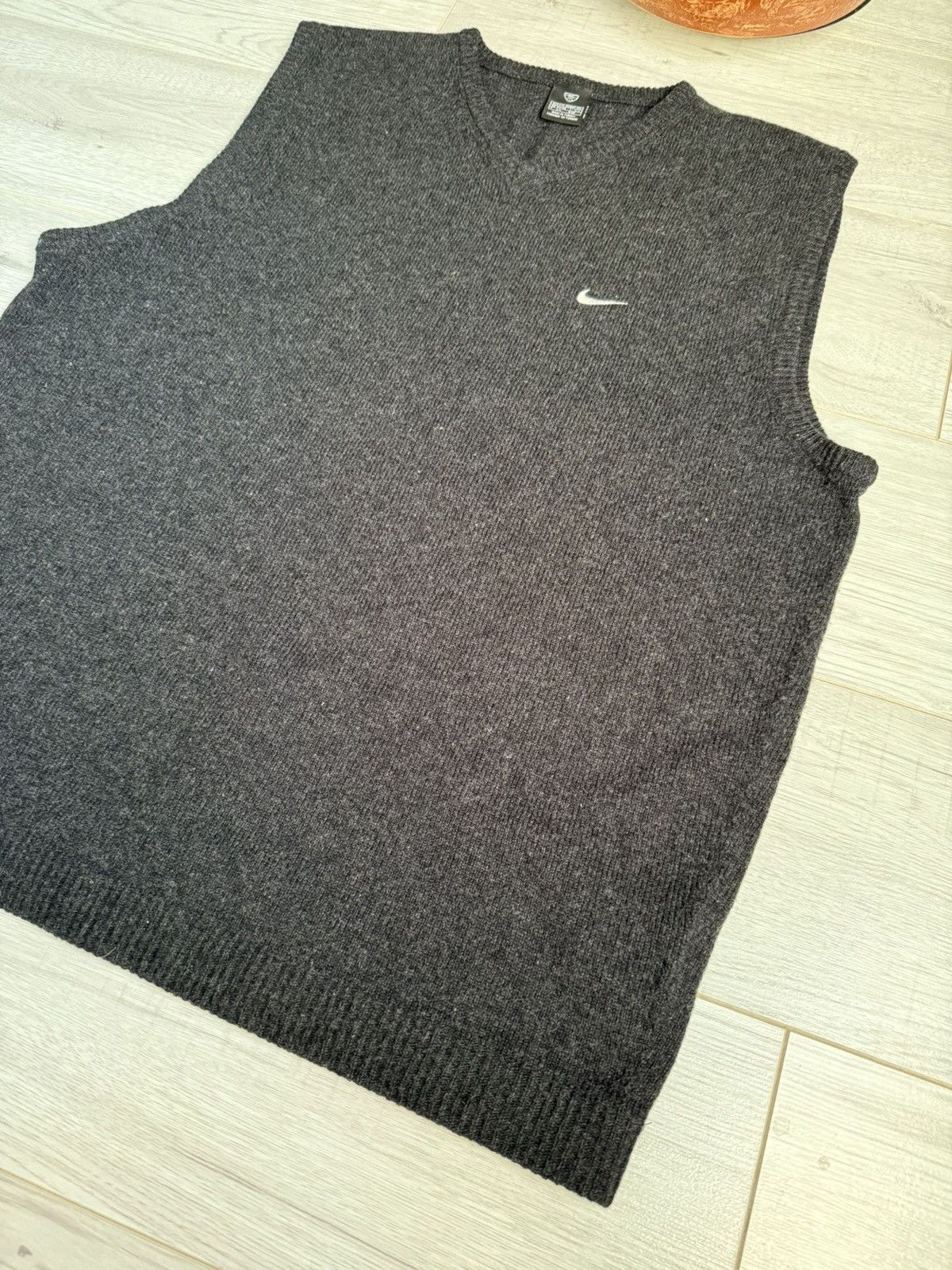 Nike × Vintage Vintage Nike golf wool vest Size 46R - 2 Thumbnail