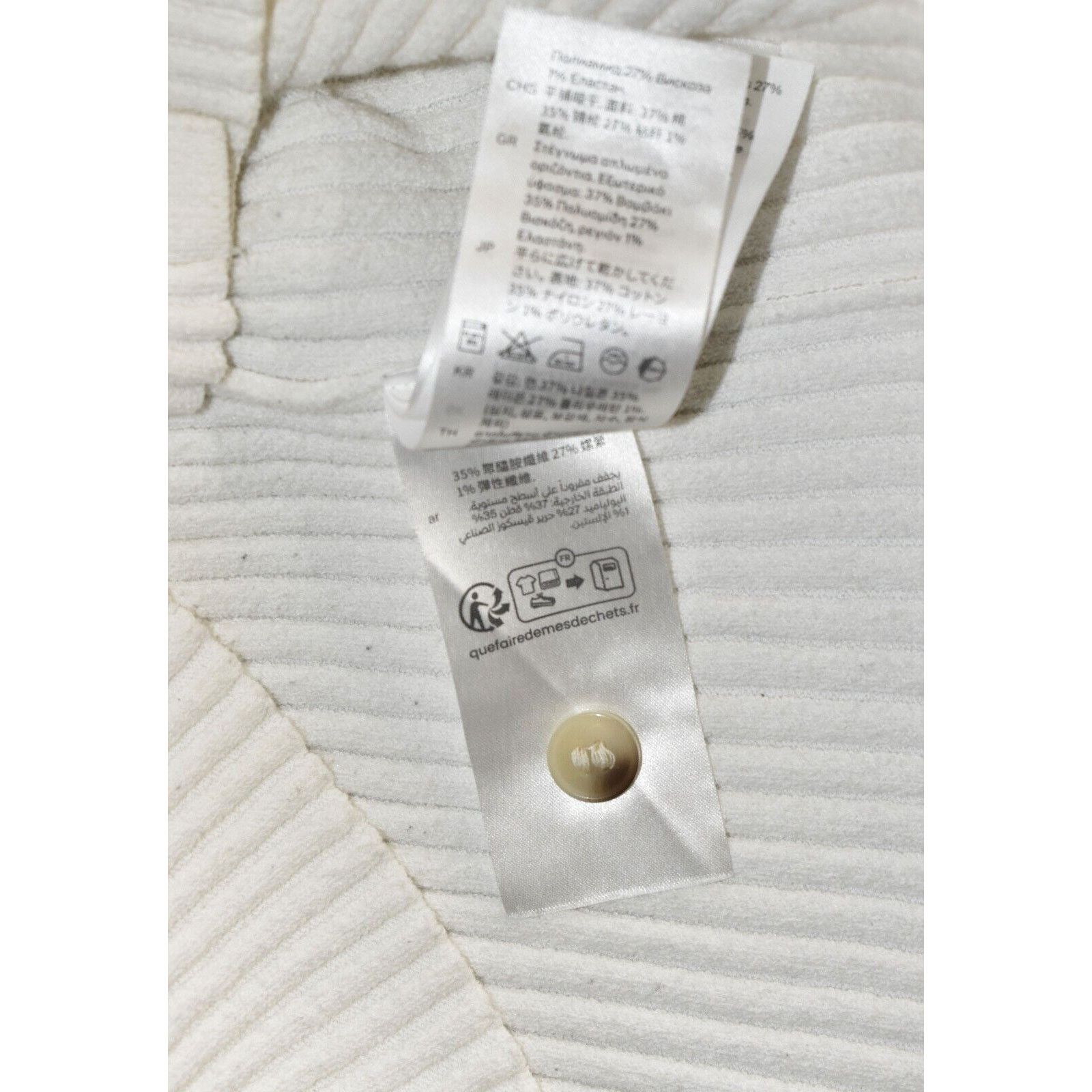 Cos COS Cotton Ribknit Sleeveless V Neck Cardigan Sweater Size L Size L / US 10 / IT 46 - 8 Thumbnail