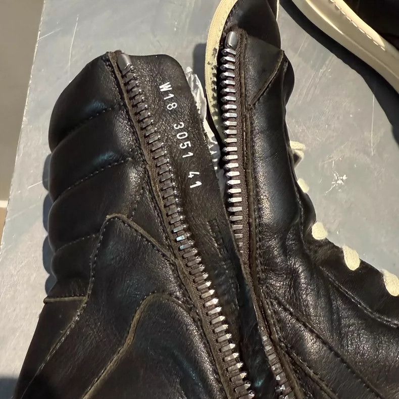 Rick Owens rick owens Cowhide Black Face White Bottom High Top Inverte Size US 8 / EU 41 - 7 Thumbnail
