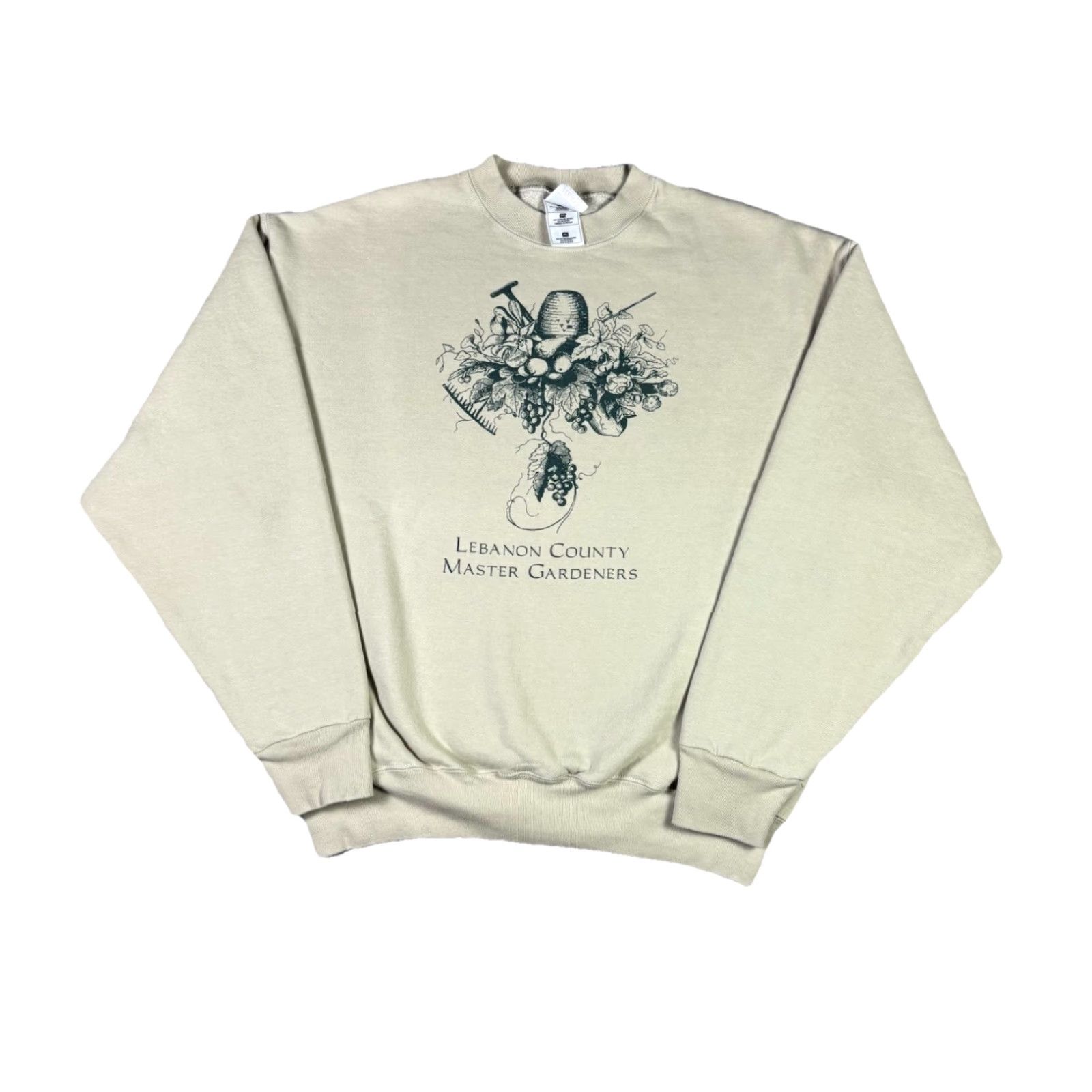 Fruit Of The Loom VINTAGE Lebanon County Gardening Crewneck Sweatshirt Nature Adult XL 1990s Size US XL / EU 56 / 4 - 2 Thumbnail