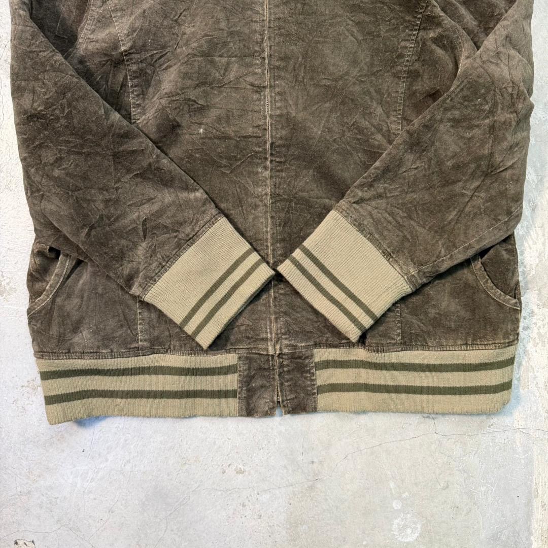 Beauty Beast paleo2 Vintage Corduroy Bomber Jacket - Earth Tone Brown Size US L / EU 52-54 / 3 - 6 Thumbnail