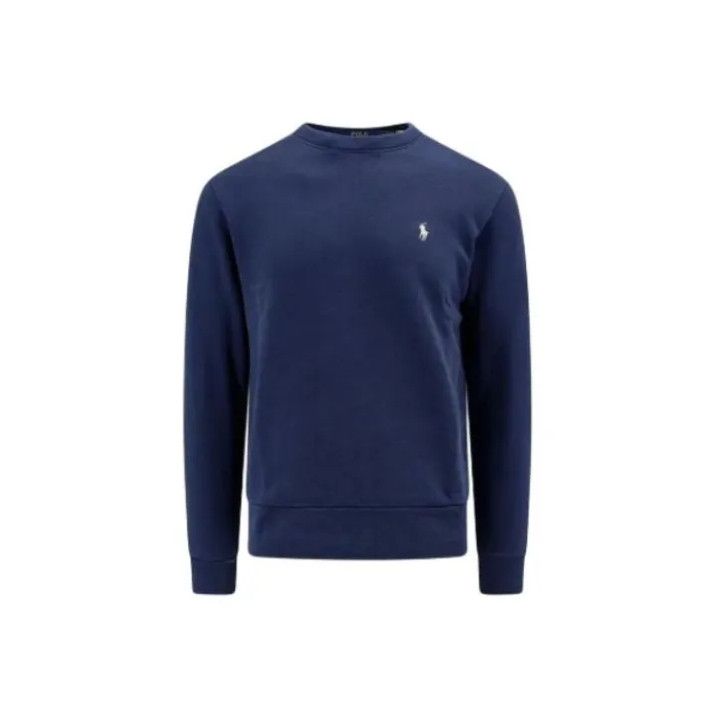 Polo Ralph Lauren Ralph Lauren Men's Blue Solid Crewneck Sweatshirt Size US XS / EU 42 / 0 - 1 Thumbnail