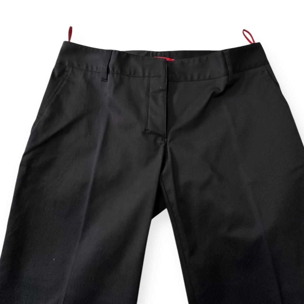 Prada Prada Vintage Dark Blue Cotton Trousers Pants 2000s Era Size Size 32" / US 10 / IT 46 - 7 Thumbnail