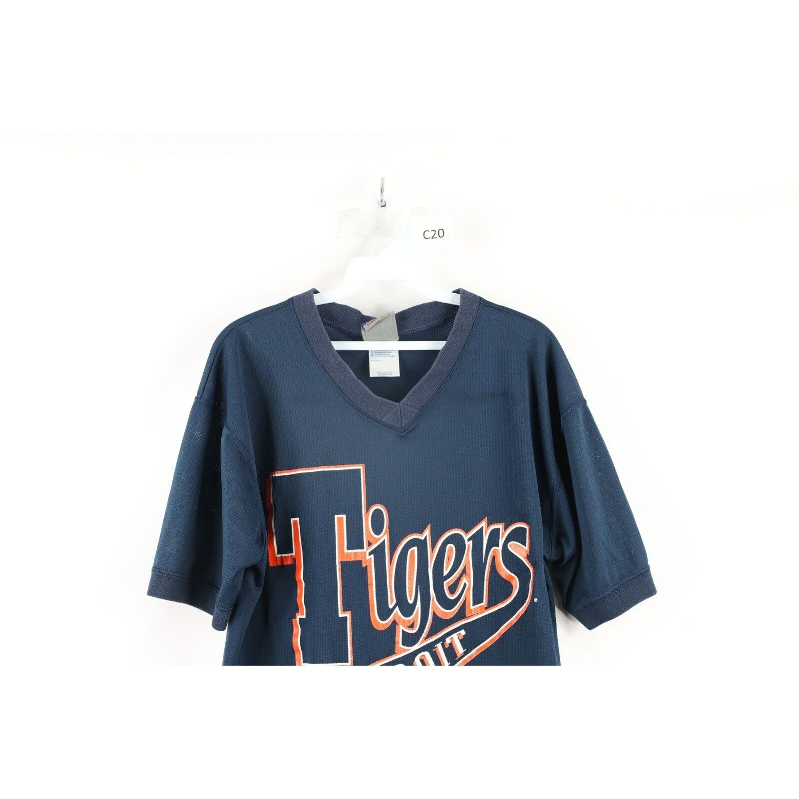 Vintage Vintage 90s Spell Out Detroit Tigers Baseball T-Shirt Size US M / EU 48-50 / 2 - 2 Thumbnail