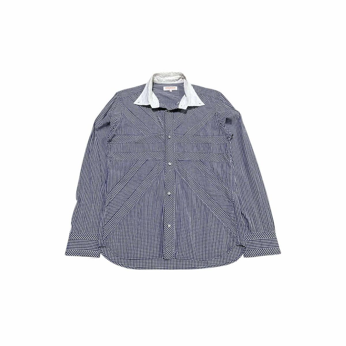 Japanese Brand 🔥Y2K Hideaway Nicole Union Jack Stitched Shirt Punk Size US M / EU 48-50 / 2 - 1 Thumbnail