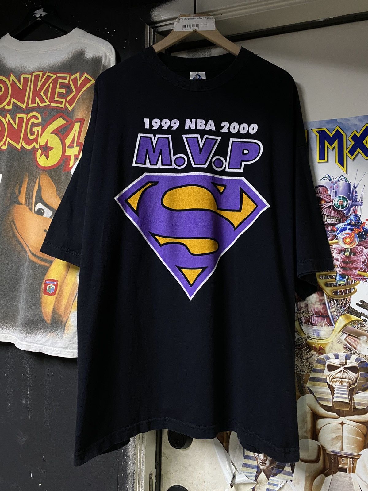 90’s Vintage Lakers Shaq MVP Tee Shirt 2XL