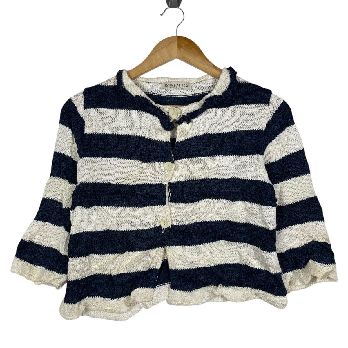 Vintage Vintage Katharine Ross Japan Cardigan Knitwear Sweater Size S / US 4 / IT 40 - 2 Thumbnail