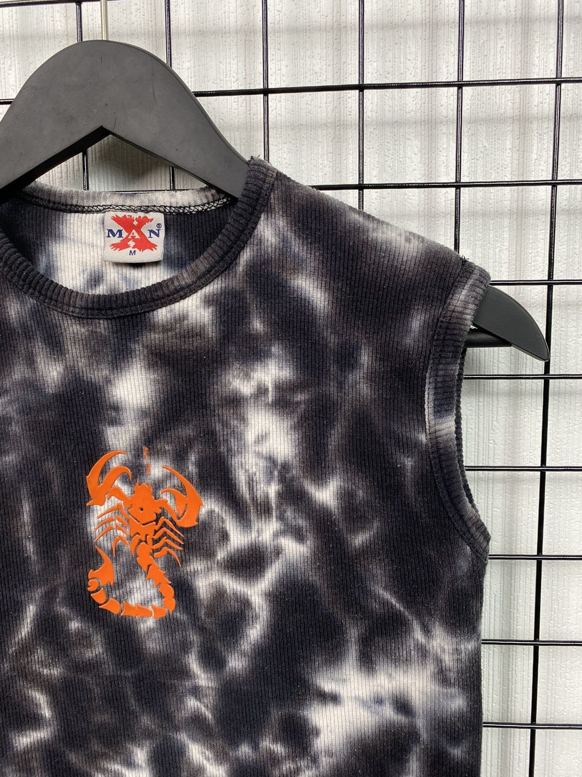 Vintage Rare Tie-dye Tank top Scorpio Avant garde y2k Style Men M Size US M / EU 48-50 / 2 - 4 Thumbnail